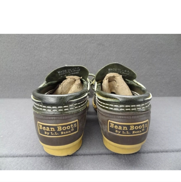 LL Bean Women 6 M Rubber Moc Rain Boot Duck Muck Brown Lo-Top 175067 Made in USA - Picture 4 of 9